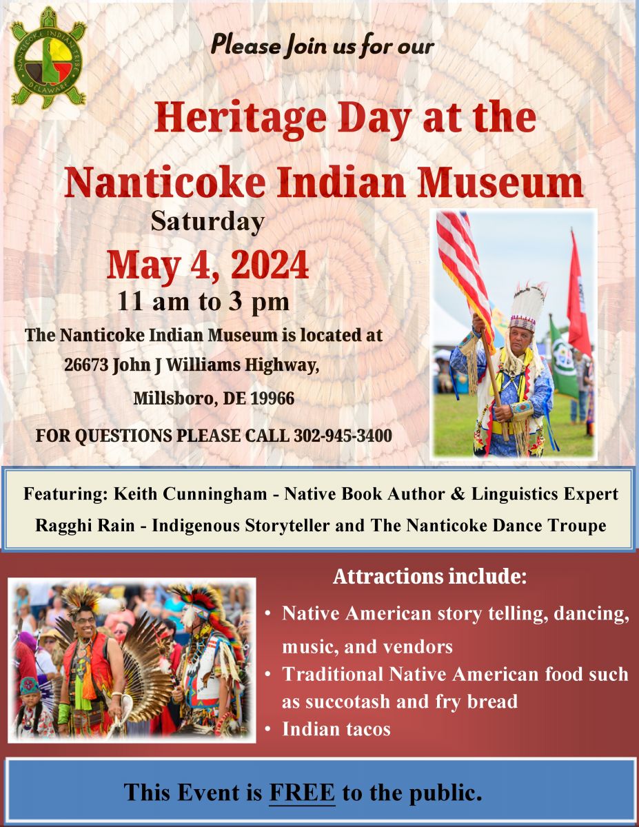 Heritage Day at the Nanticoke Indian Museum